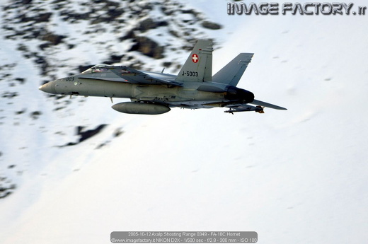 2005-10-12 Axalp Shooting Range 0349 - FA-18C Hornet